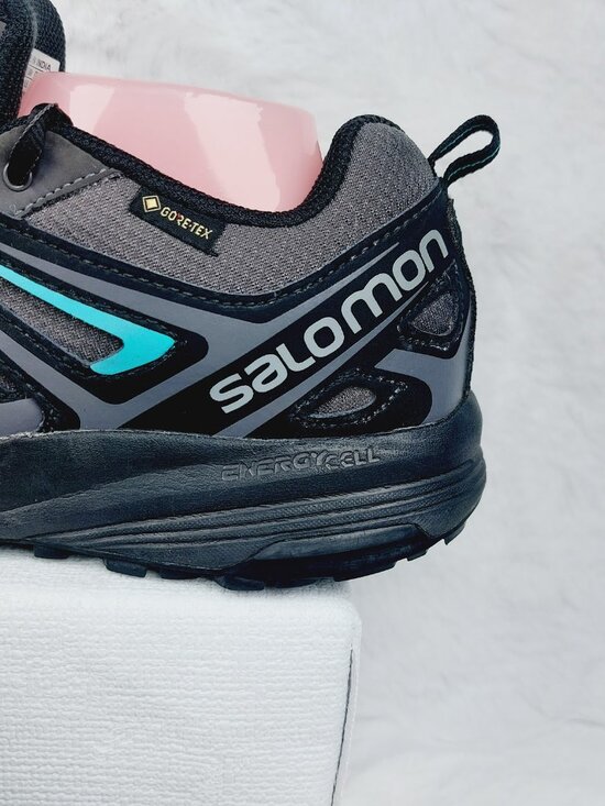 Salomon X Crest Men\'s Black Atlantis Ultra Prime GORE-TEX Prime Hiking Shoes 9.5 main image 9